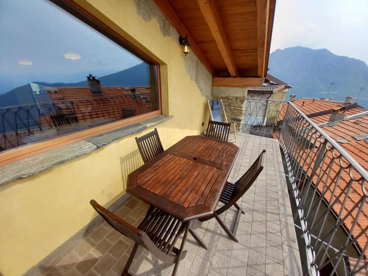 Chalet La Terrazza Vista Lago Bellano Esterno foto